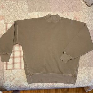 TNA Mockneck Sweatshirt in Chasm - Size 1